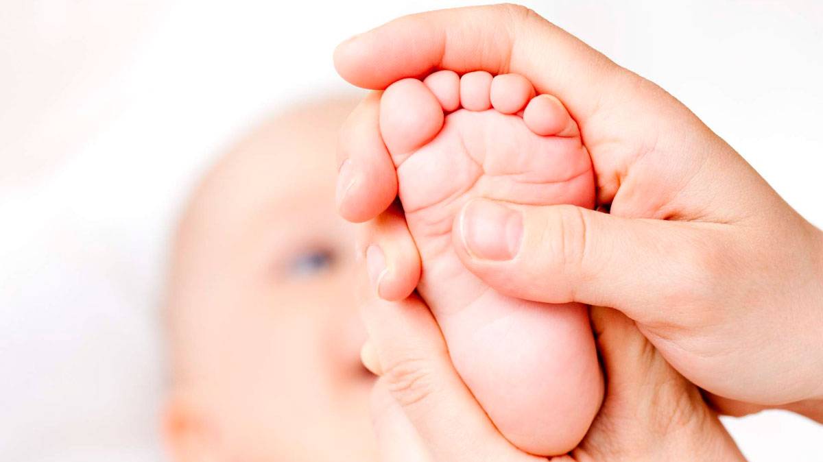Reflexología podal para niños
